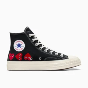 CONVERSE MULTI HEARTS HIGH TOP BLACK