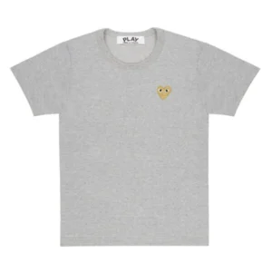 PLAY BASIC T-SHIRT GOLD EMBLEM (GREY)